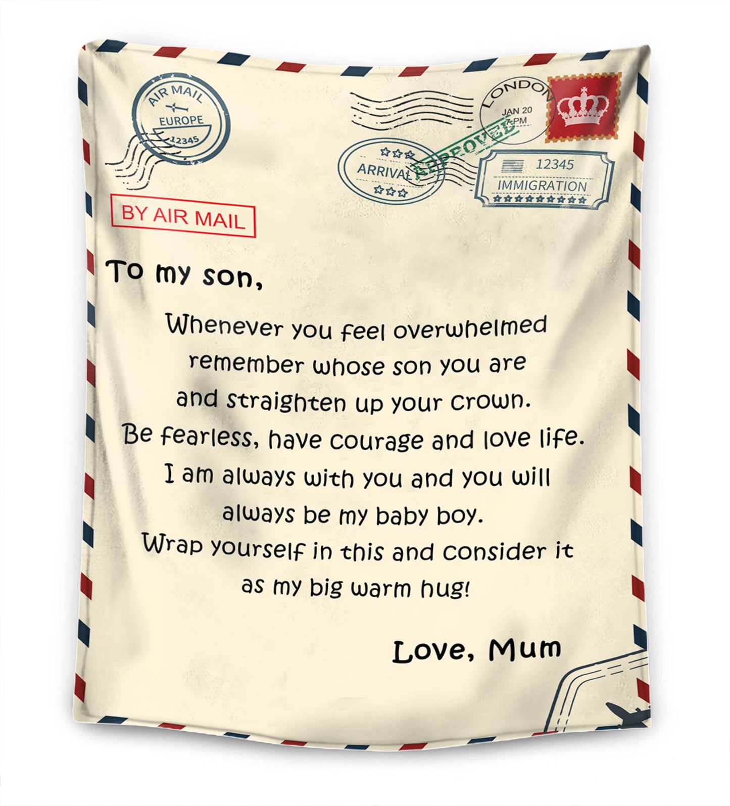 Mother - For my daughter / For my son - Premium Blanket™