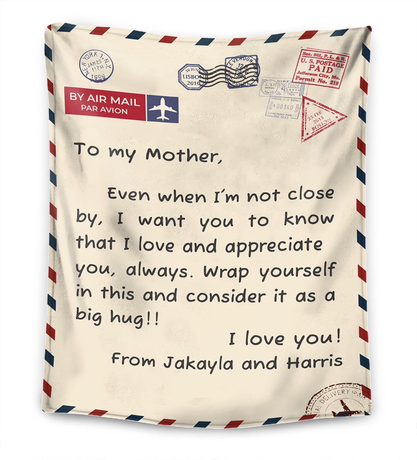 To my Mum/Dad  - Personalized Premium Blanket™