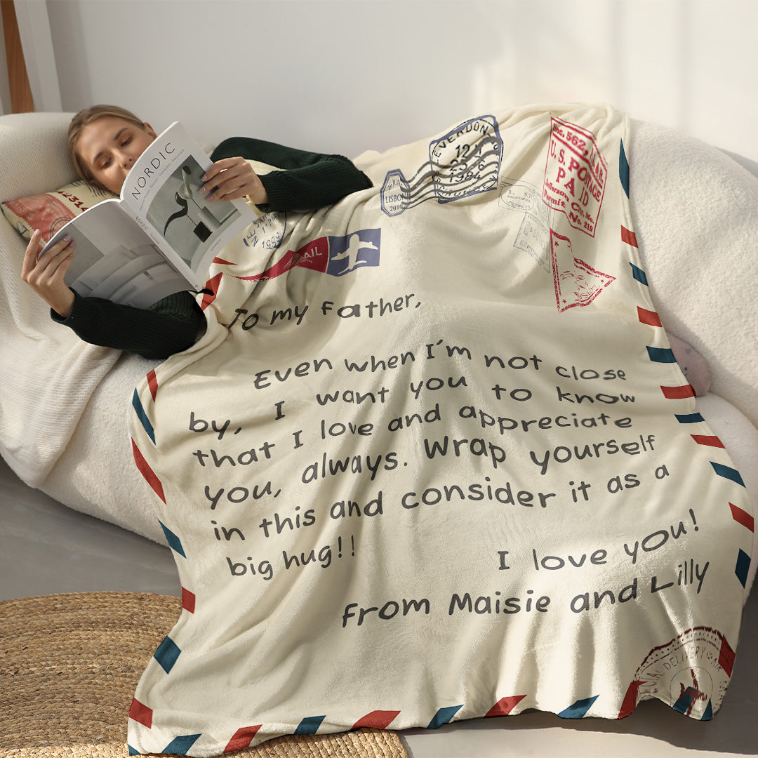 To my Mum/Dad  - Personalized Premium Blanket™