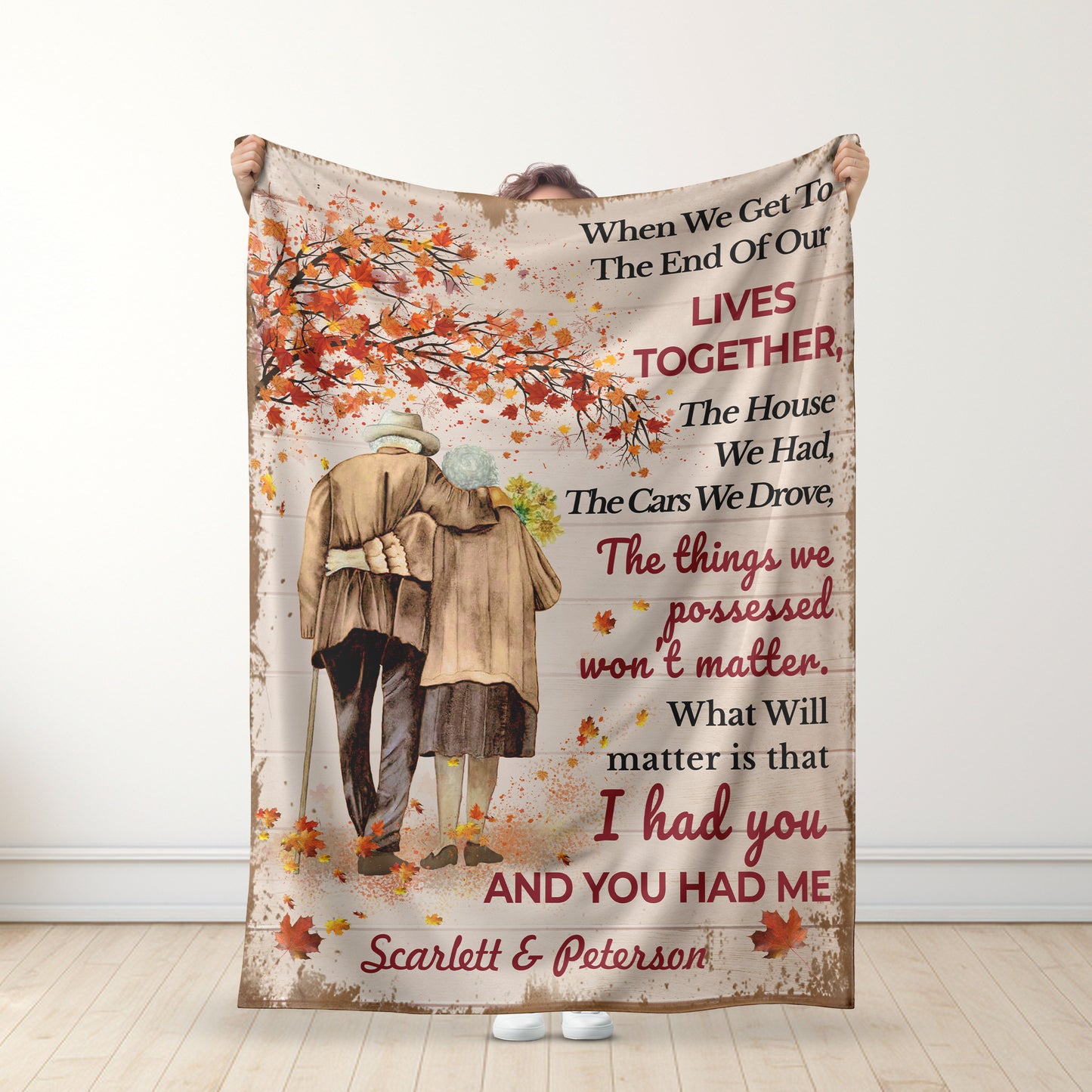 To My Husband/Wife -What Matters Is that I Had You And You Had Me - Personalized Premium Blanket - Ver3™