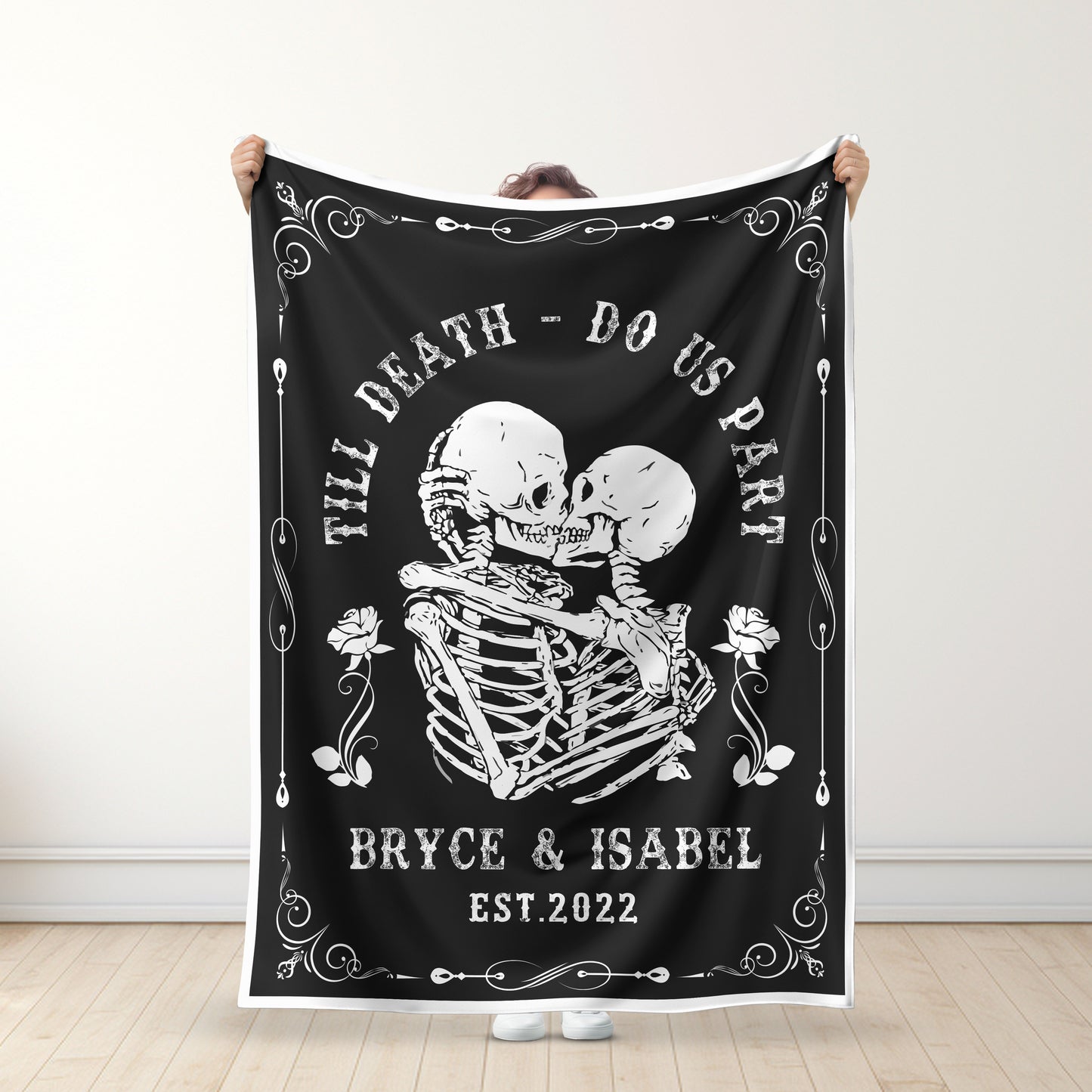 Till Death Do Us Part - Personalized Premium Blanket - Ver5™