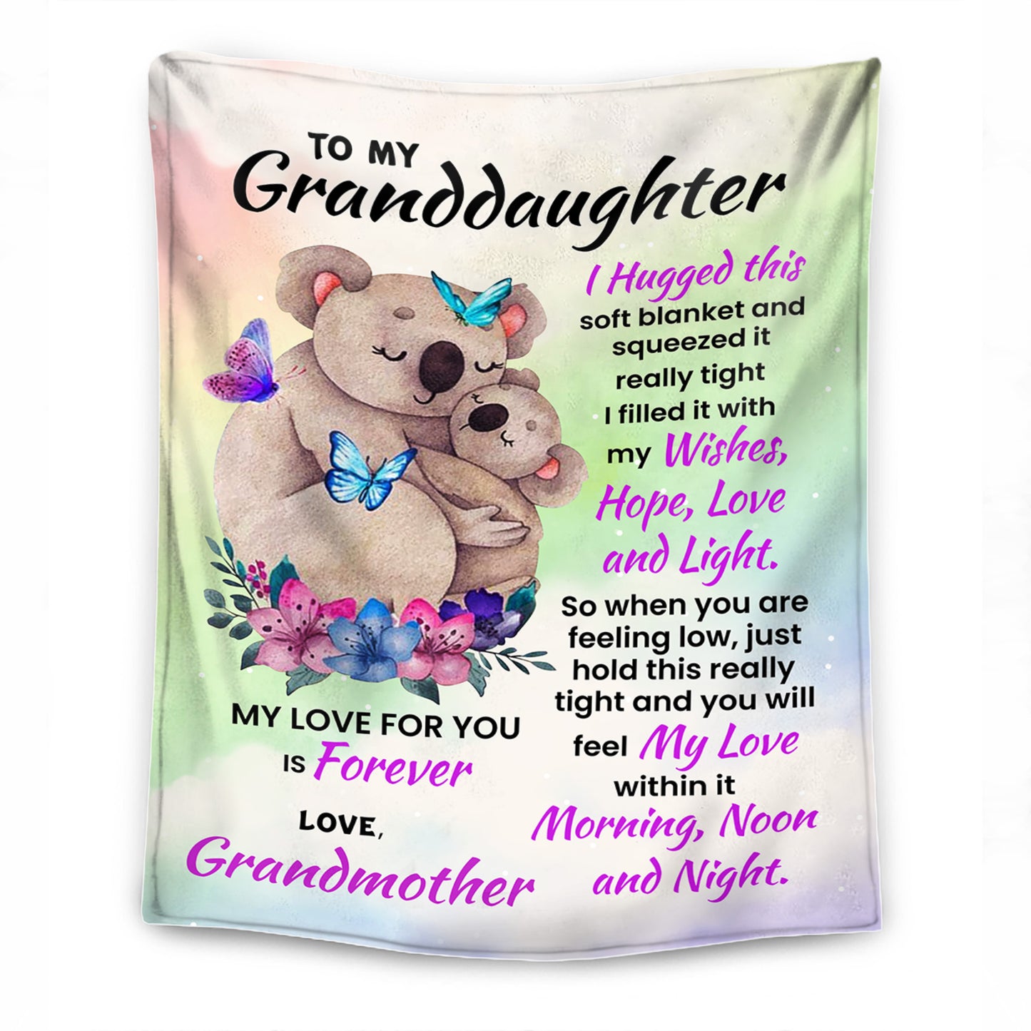 Lovely Koala - Grandmother - For my Granddaughter / For my Grandson - Premium Blanket™