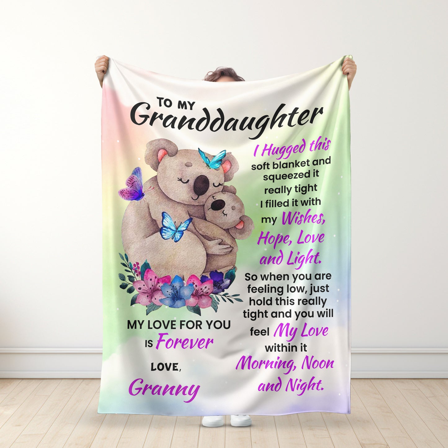 Lovely Koala - Grandmother - For my Granddaughter / For my Grandson - Premium Blanket™