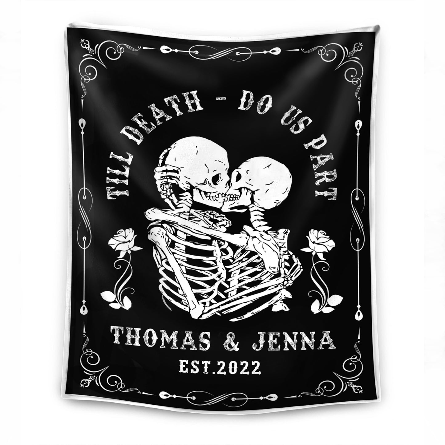 Till Death Do Us Part - Personalized Premium Blanket - Ver5™