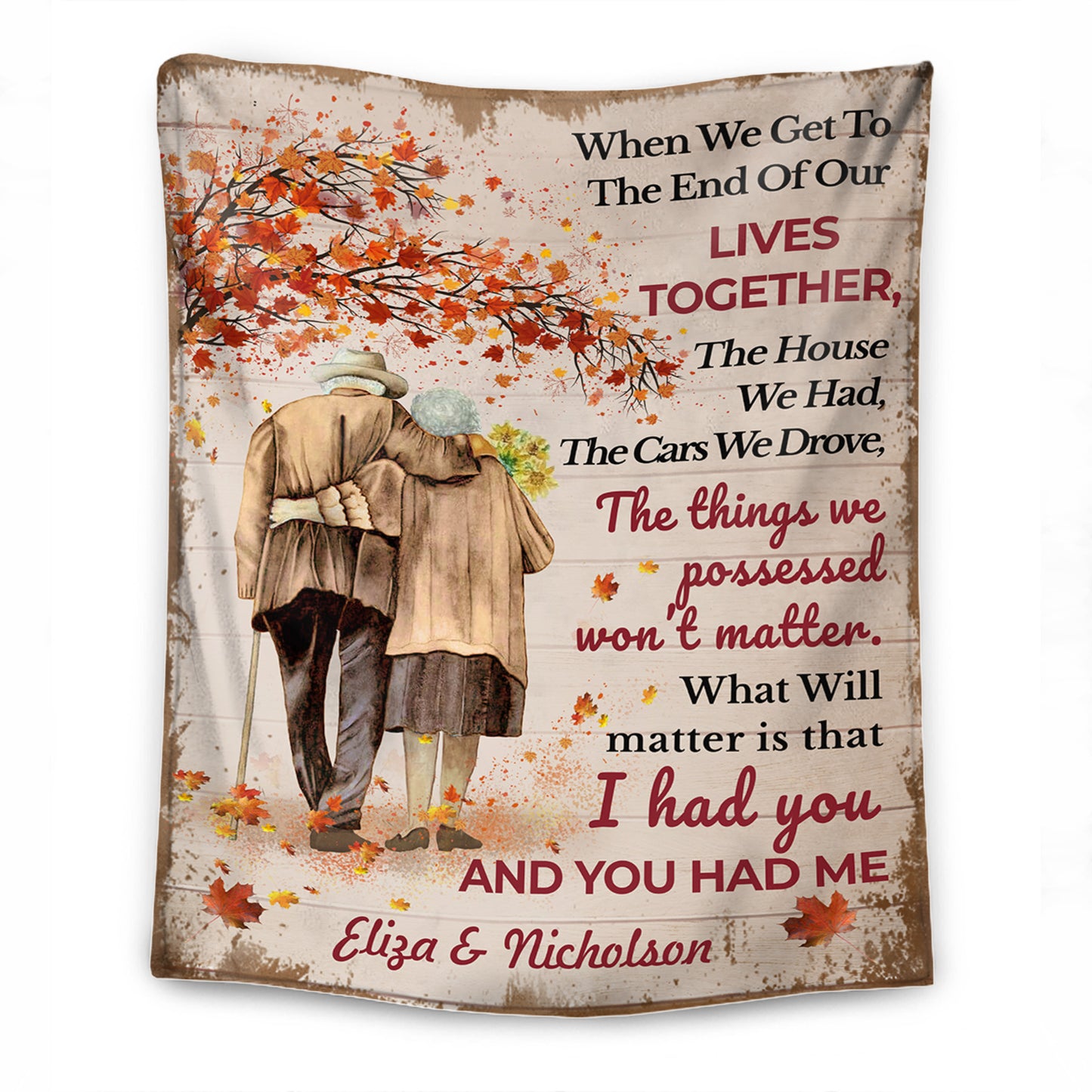 To My Husband/Wife -What Matters Is that I Had You And You Had Me - Personalized Premium Blanket - Ver3™