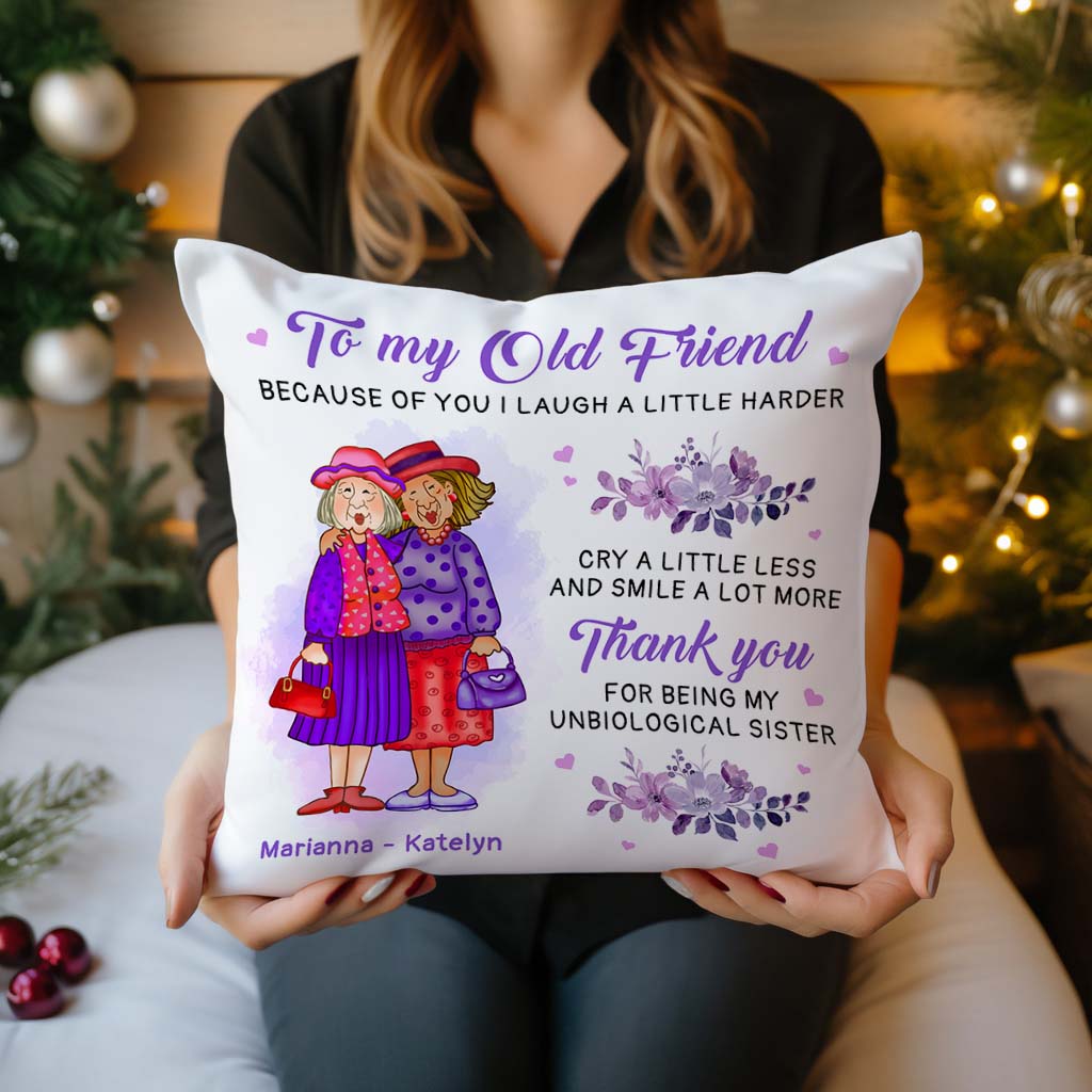 To My Old Friend – Personalized Premium Pillow™ Ver.2