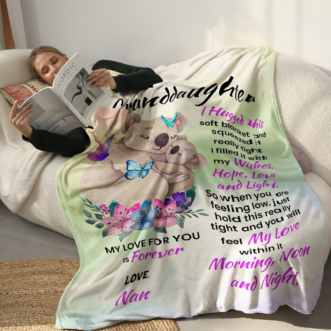 Lovely Koala - Grandmother - For my Granddaughter / For my Grandson - Premium Blanket™