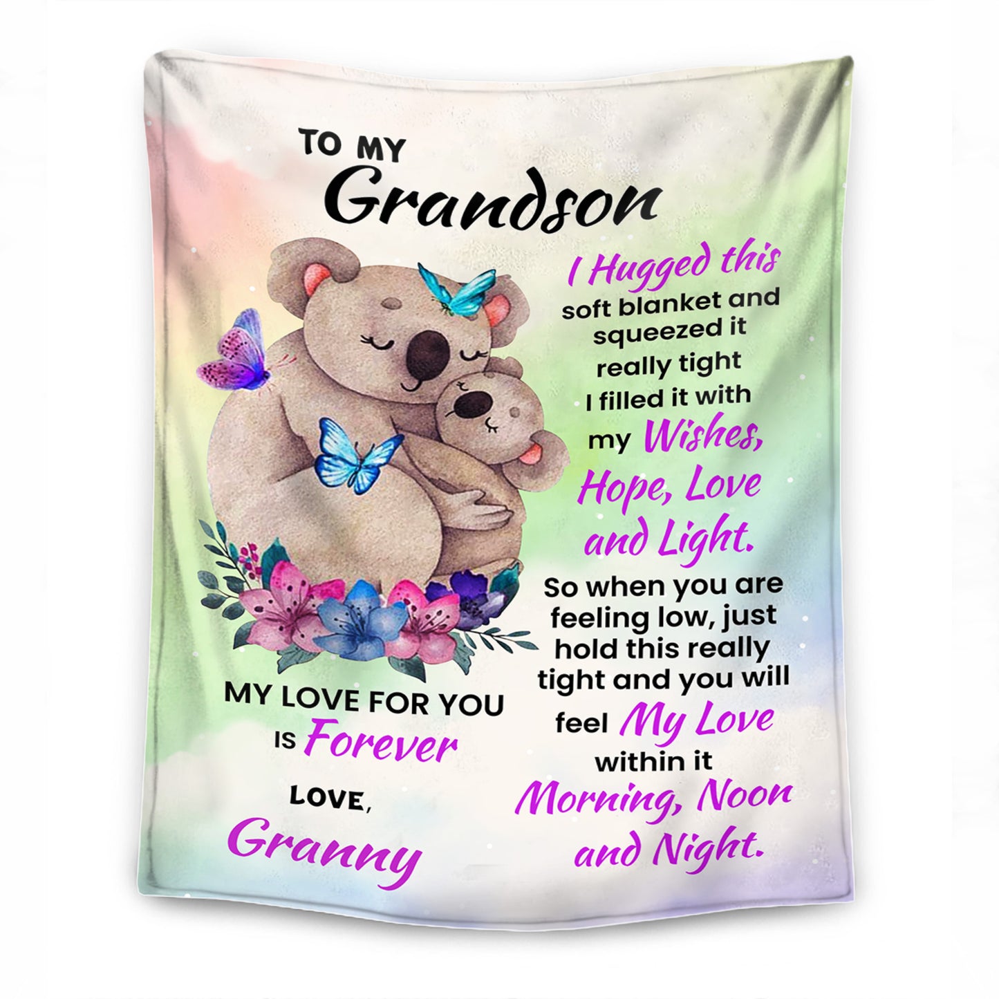 Lovely Koala - Grandmother - For my Granddaughter / For my Grandson - Premium Blanket™
