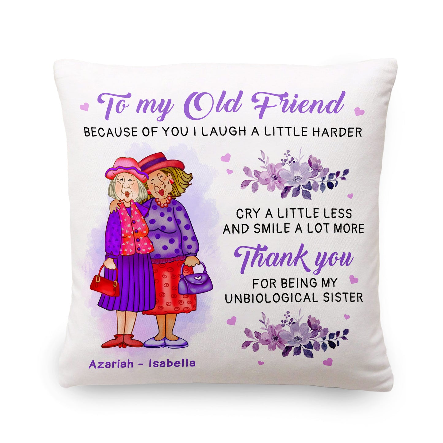 To My Old Friend – Personalized Premium Pillow™ Ver.2