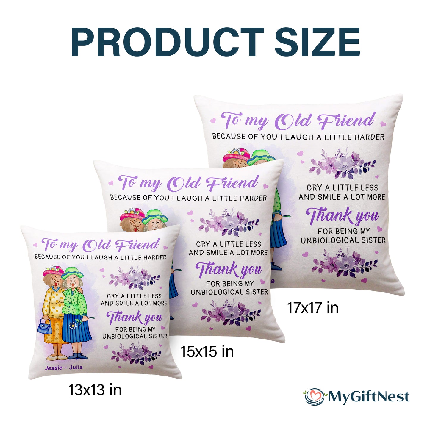 To My Old Friend – Personalized Premium Pillow™ Ver.2