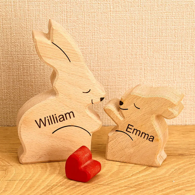 Family Rabbit Puzzle - Matching Set
