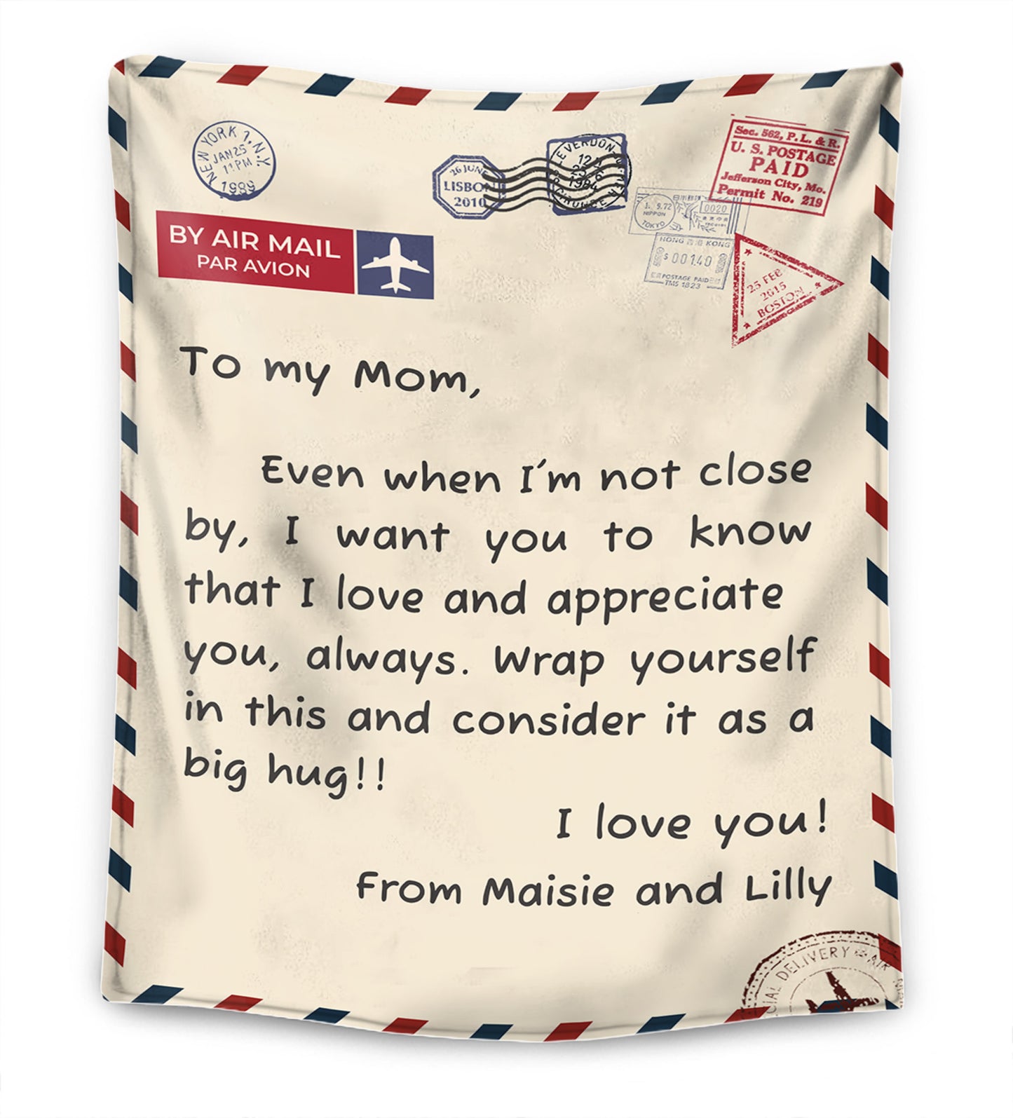 To my Mum/Dad  - Personalized Premium Blanket™
