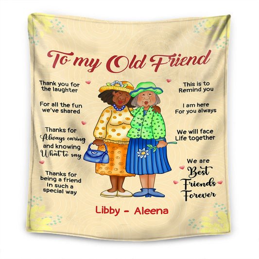 To my old friend – Personalized Premium Blanket™