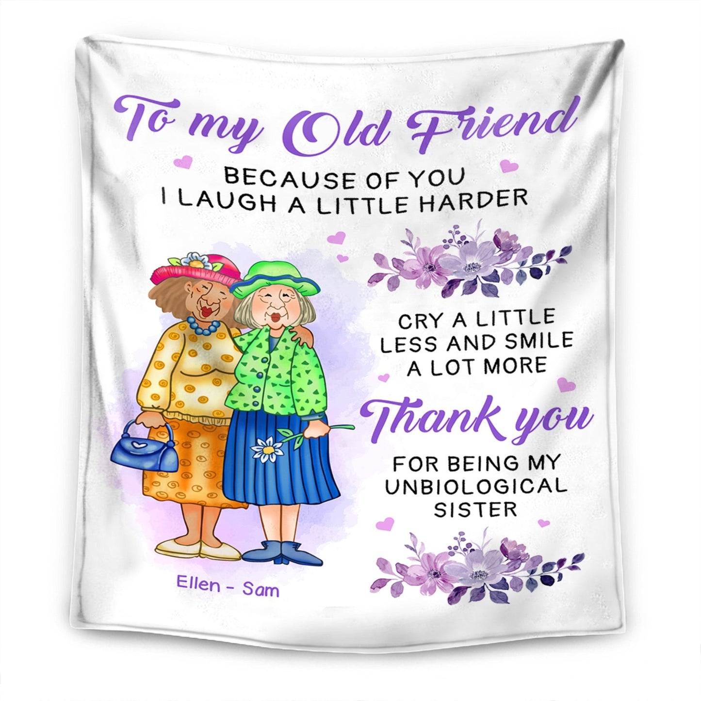 To my old friend – Personalized Premium Blanket™ Ver.2