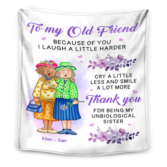 To my old friend – Personalized Premium Blanket™ Ver.2