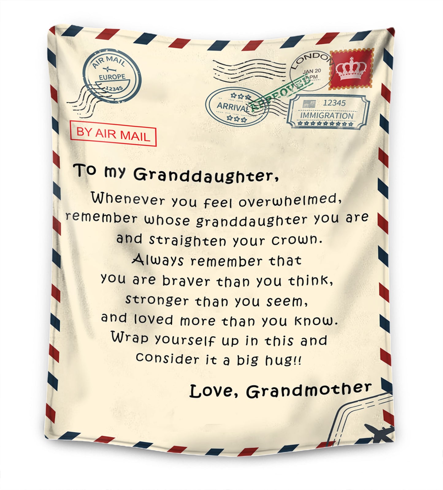 Grandmother - For my Granddaughter / For my Grandson - Premium Blanket™