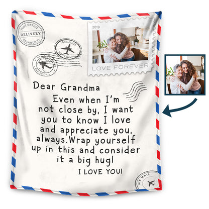 To my Mother/Grandma – I Love You Love Letter – Personalized Blanket – Ver 1™