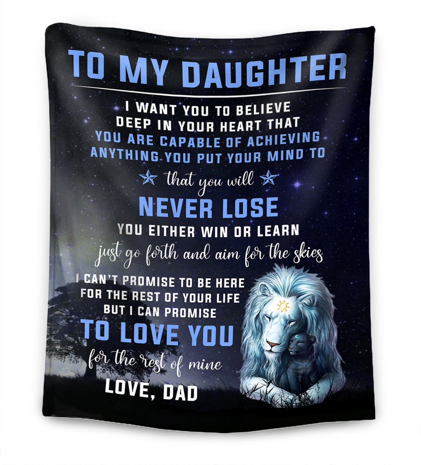 Believe in your heart - Father - For my daughter/ For my son Premium Blanket™