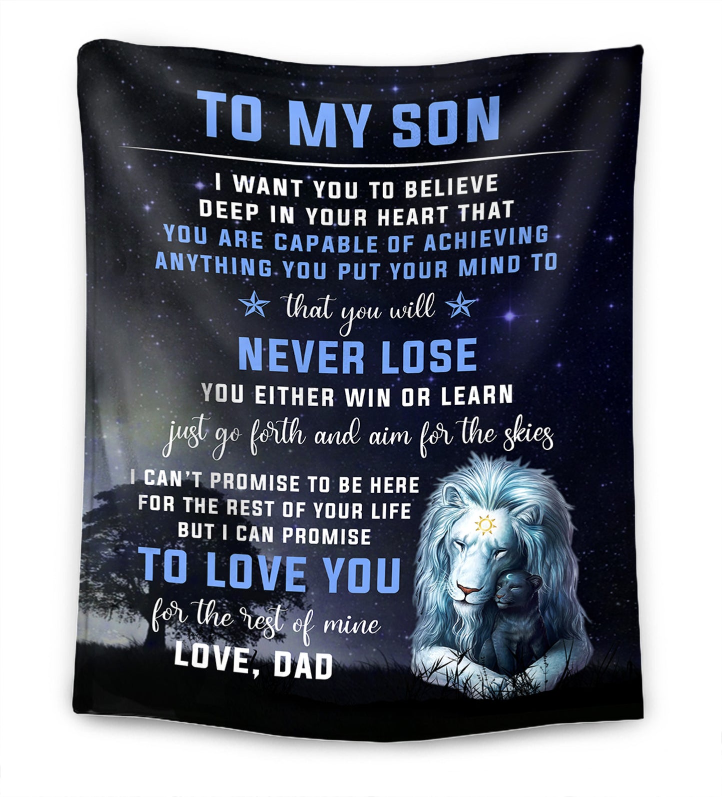 Believe in your heart - Father - For my daughter/ For my son Premium Blanket™