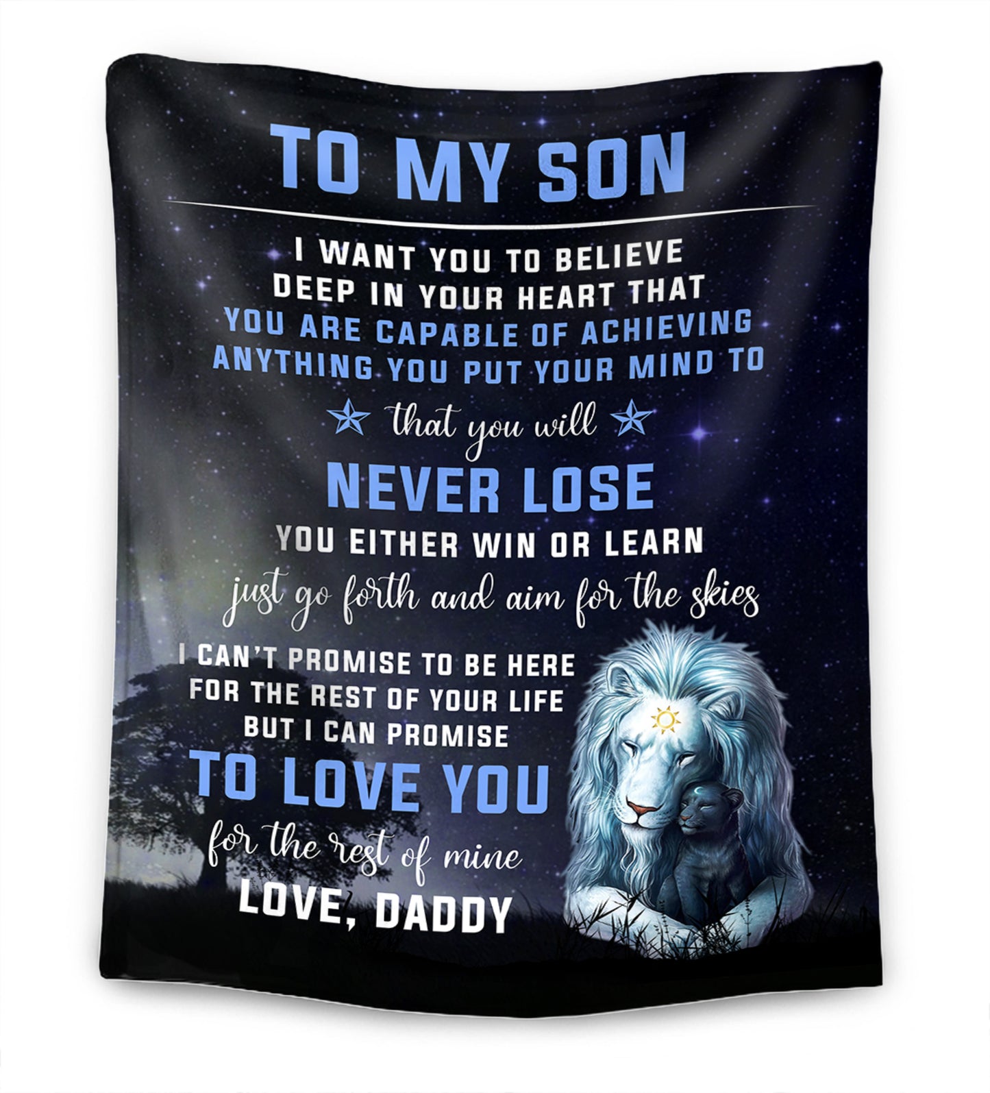 Believe in your heart - Father - For my daughter/ For my son Premium Blanket™