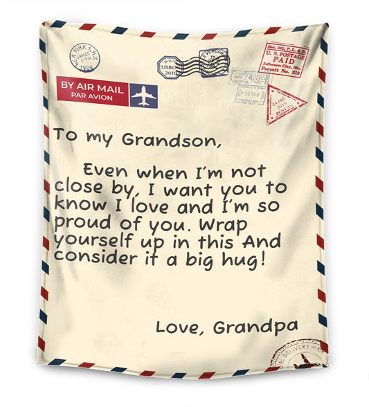 Grandfather - For my Granddaughter/For my Grandson - Premium Blanket™ Ver. 3