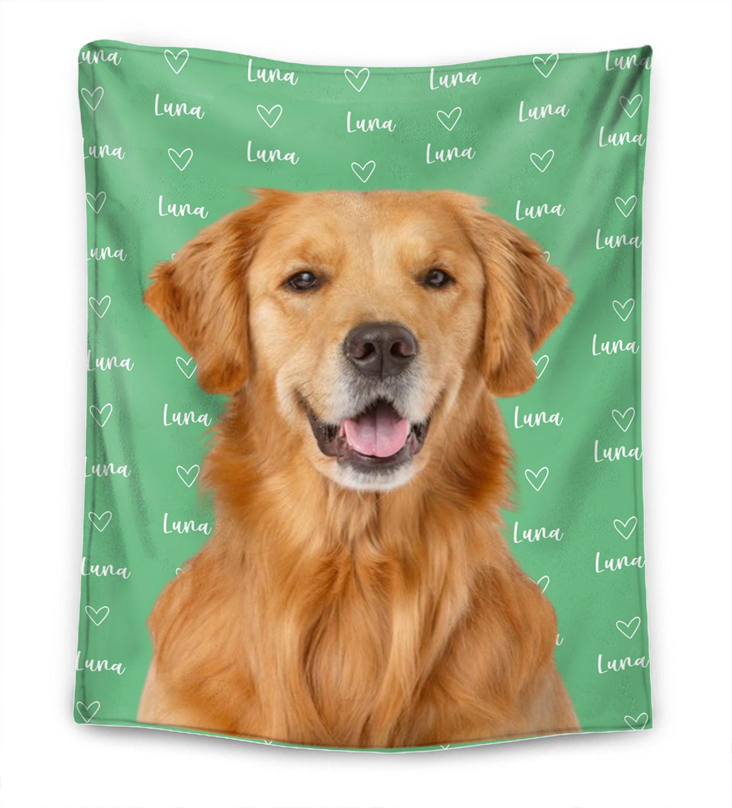 Personalized Name & Photo Blanket - Gift for Pet Owners - Personalized Blanket