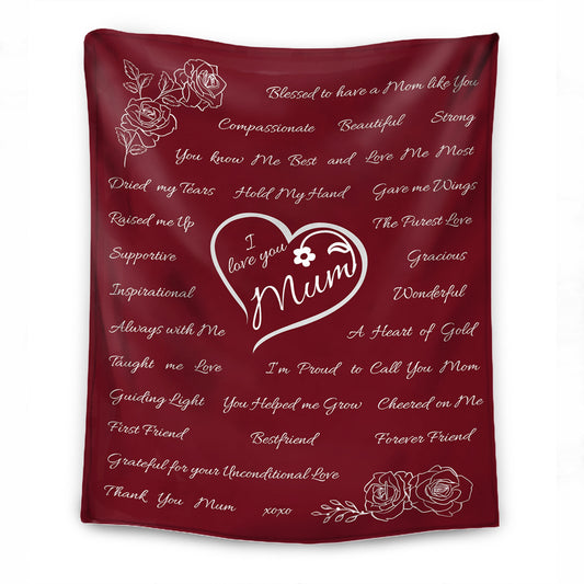 I love you Mum! Premium Blanket™