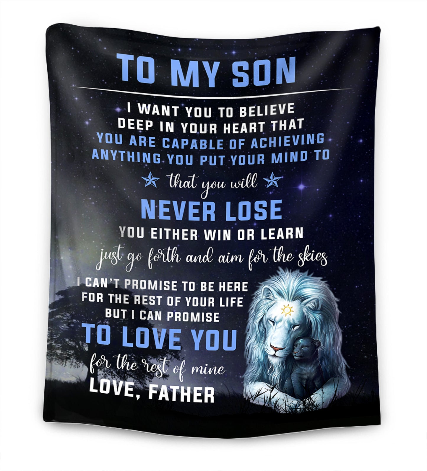 Believe in your heart - Father - For my daughter/ For my son Premium Blanket™