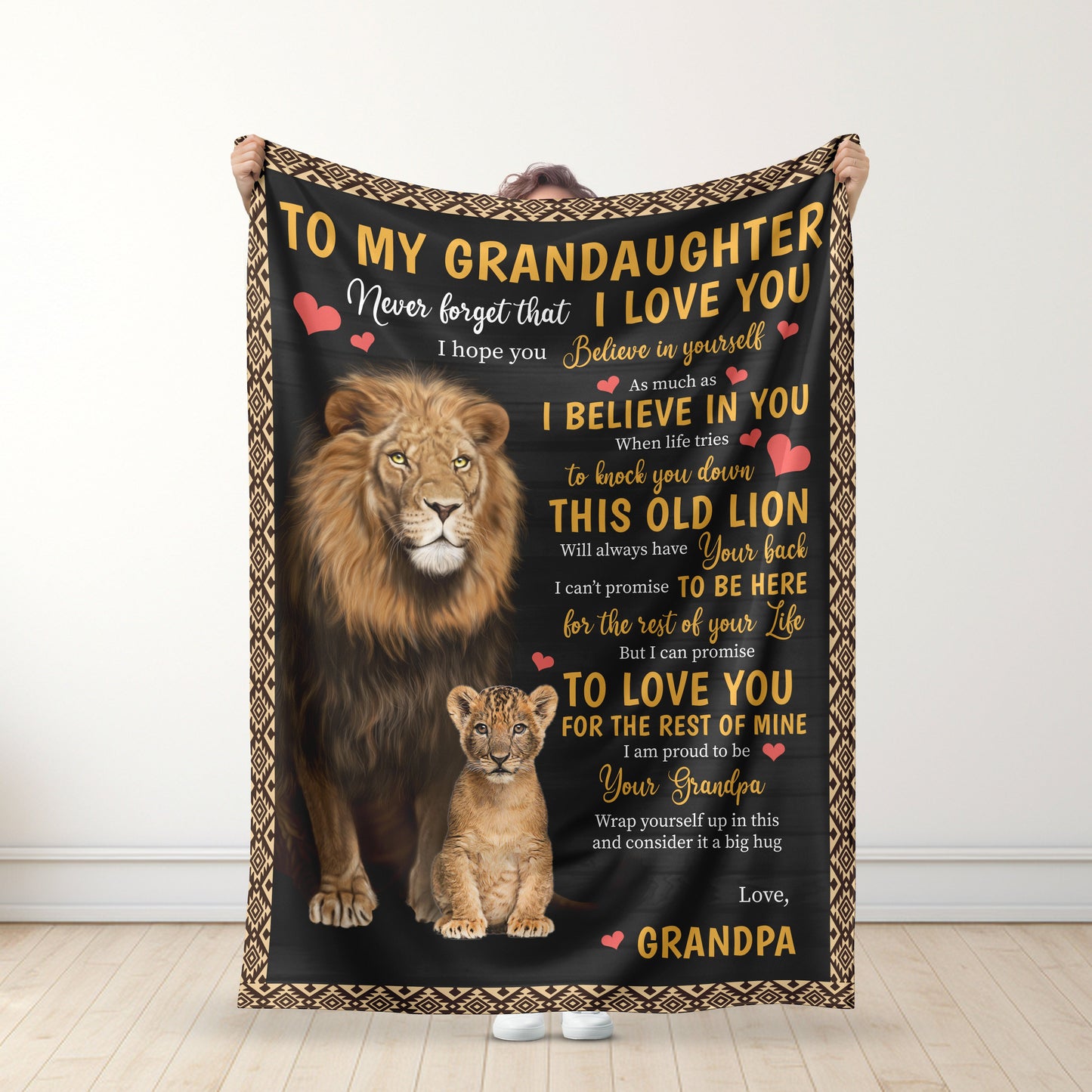 Always got your back - Grandpa to my Granddaughter/Grandson Premium Blanket™