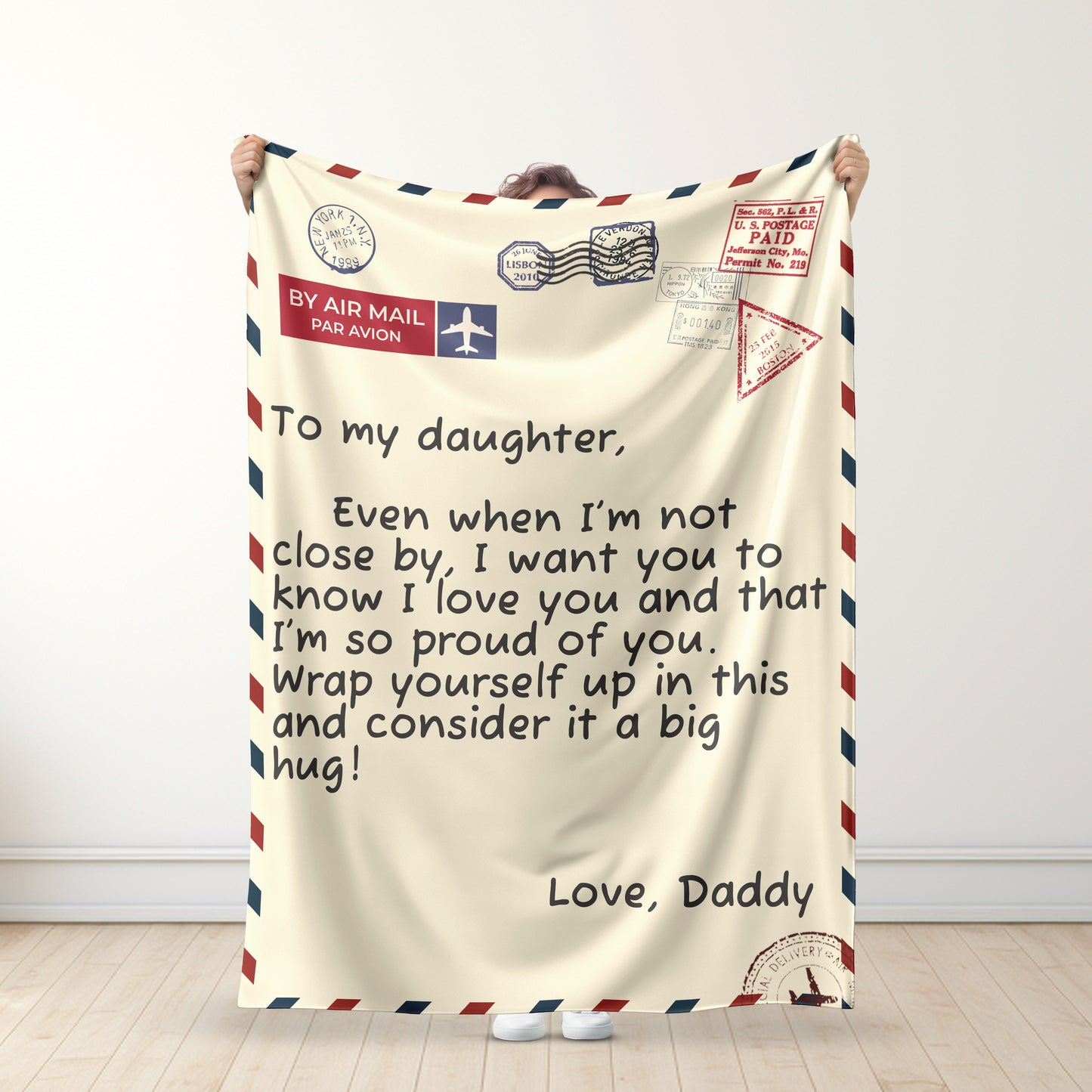 Father - For my Daughter / For my Son - Premium Blanket™ Ver. 3