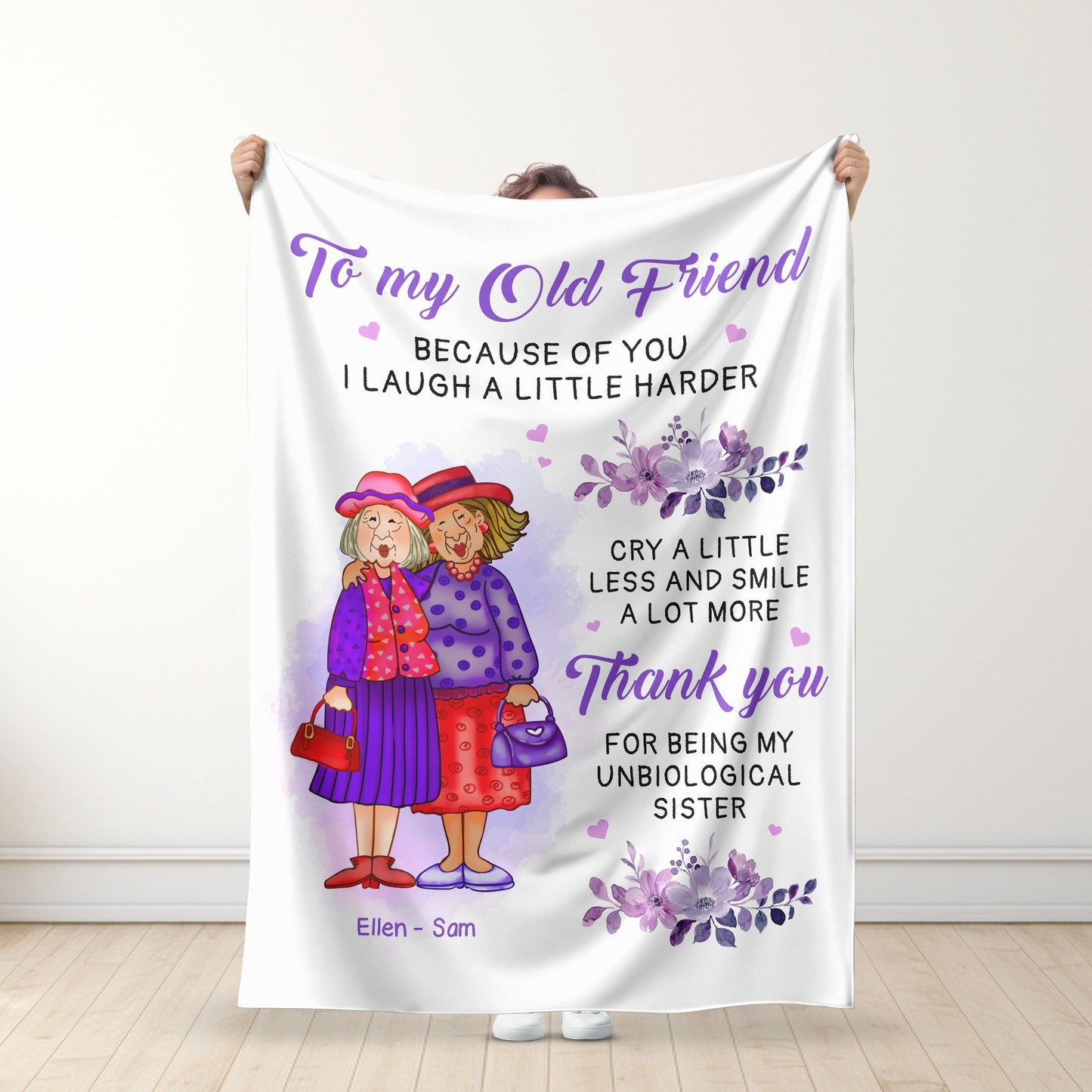 To my old friend – Personalized Premium Blanket™ Ver.2