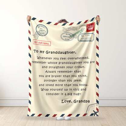 Grandfather - For my Granddaughter/For my Grandson - Premium Blanket™