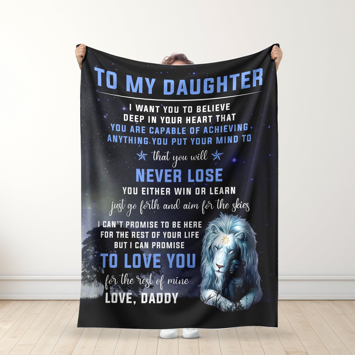 Believe in your heart - Father - For my daughter/ For my son Premium Blanket™