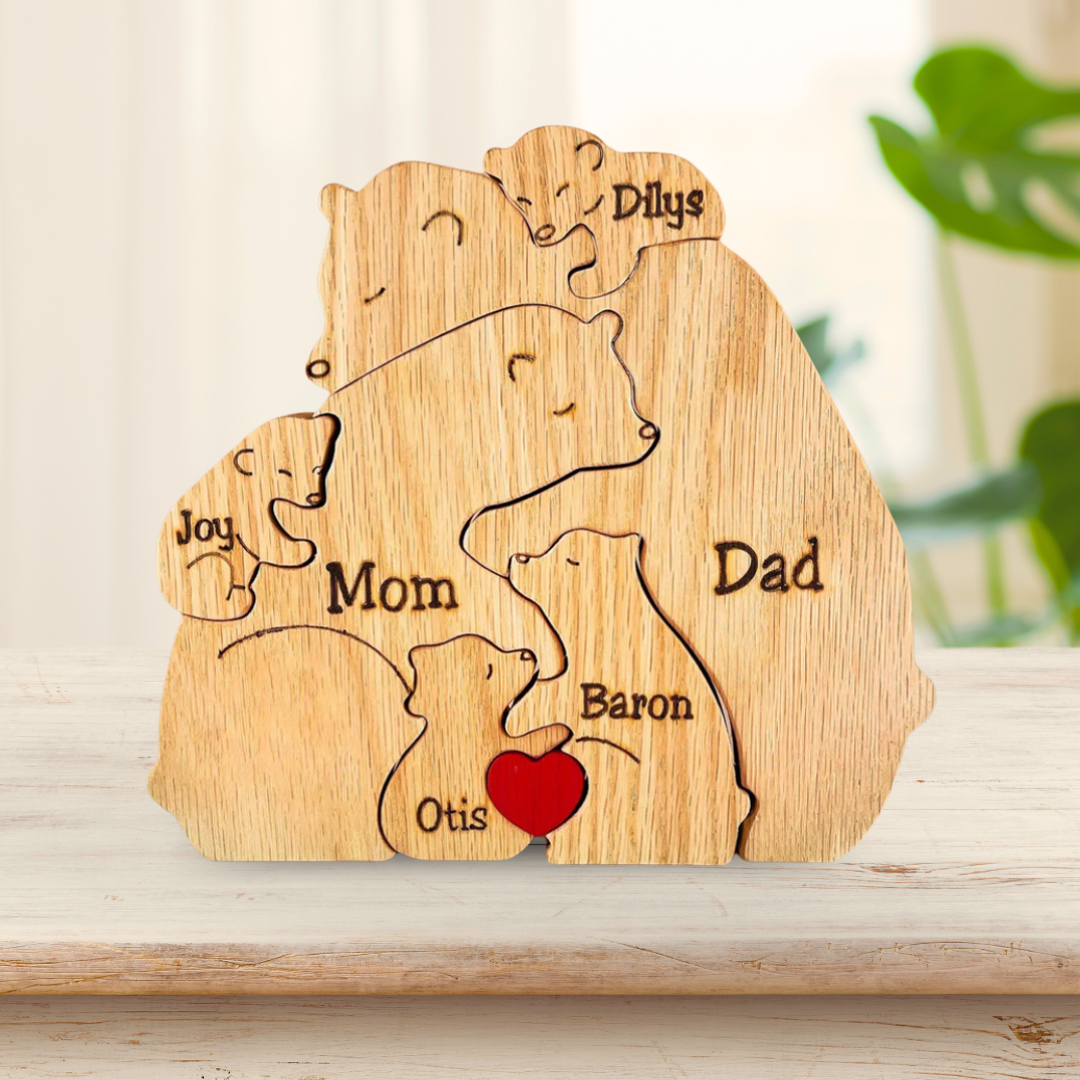 Family Bear Puzzle - Matching Set