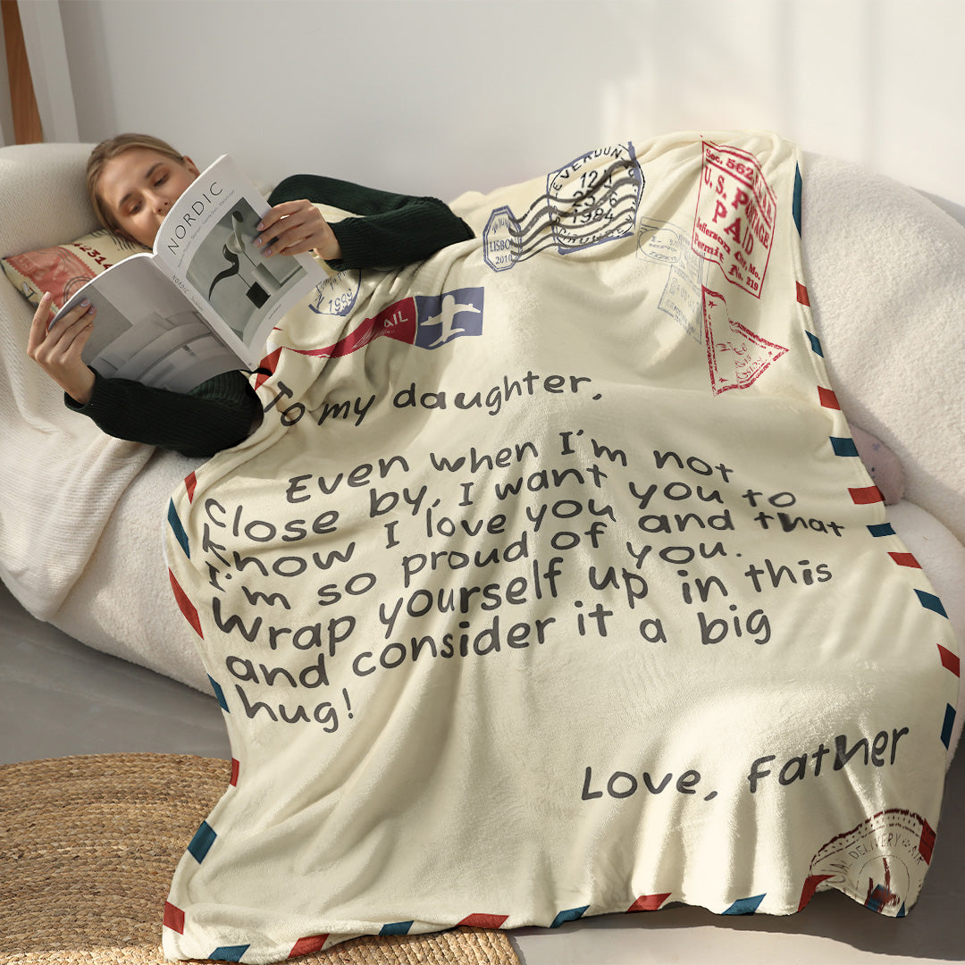 Father - For my Daughter / For my Son - Premium Blanket™ Ver. 3