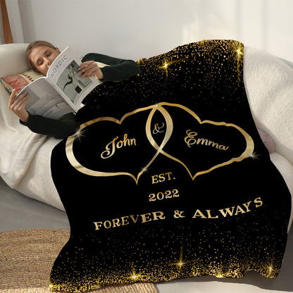 For the one who holds my heart - Personalized Premium Blanket™