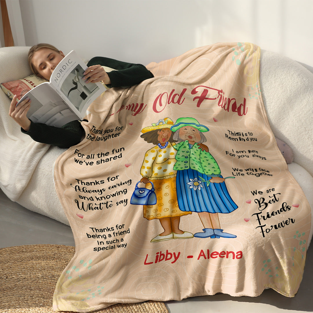 To my old friend – Personalized Premium Blanket™