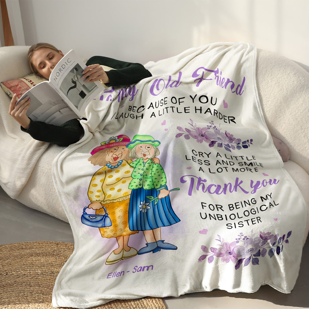 To my old friend – Personalized Premium Blanket™ Ver.2