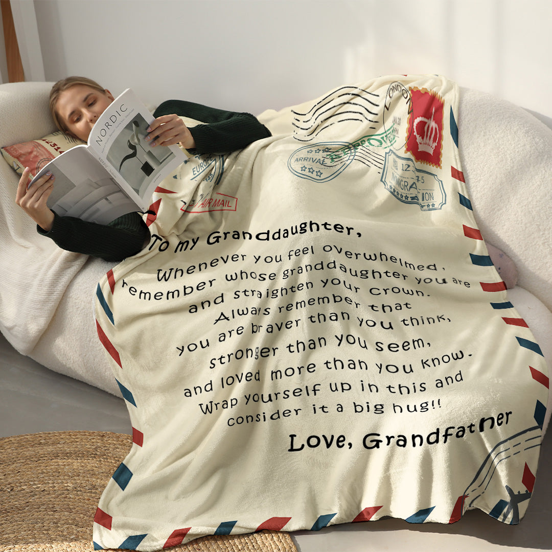 Grandfather - For my Granddaughter/For my Grandson - Premium Blanket™