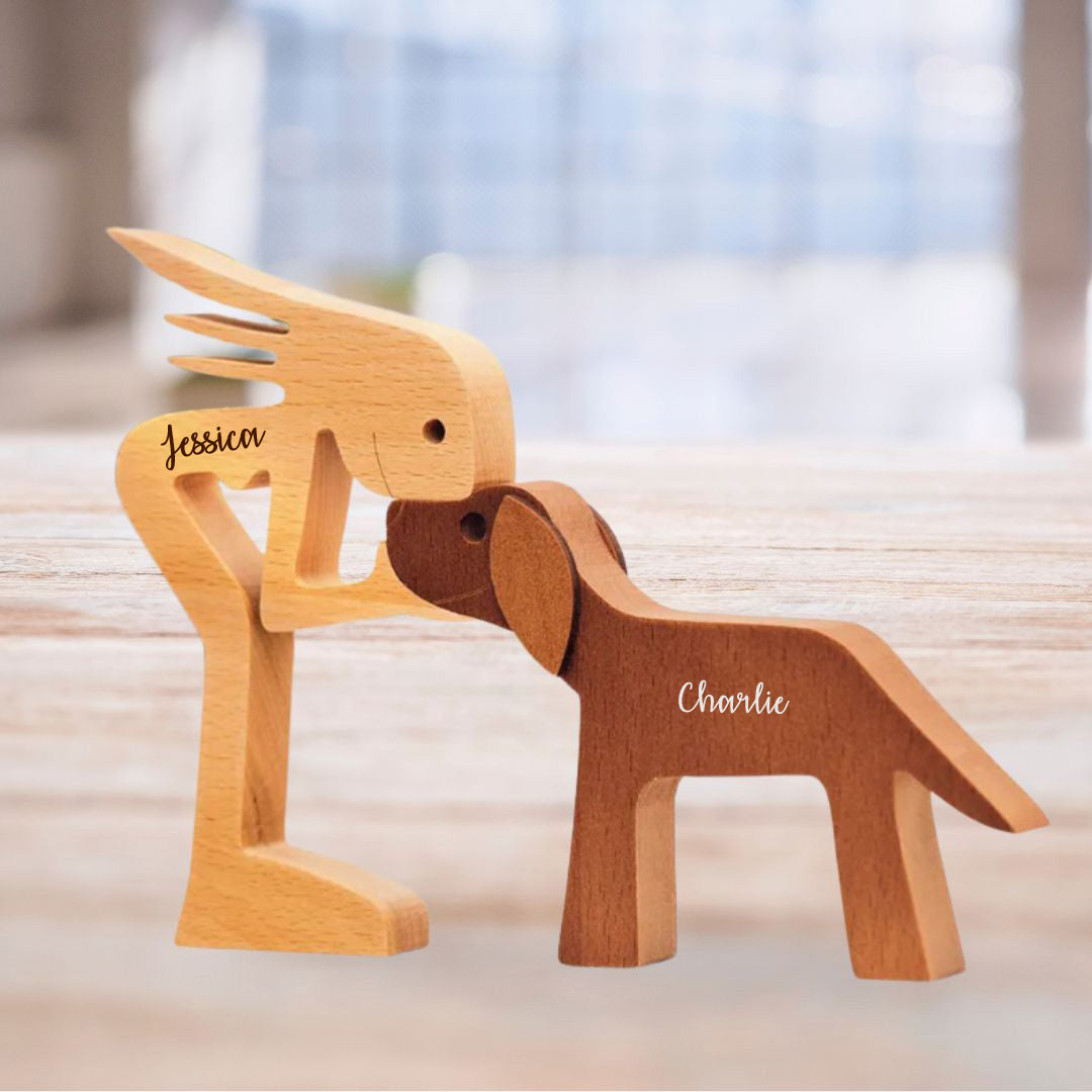 Personalized Wooden Pet Carvings