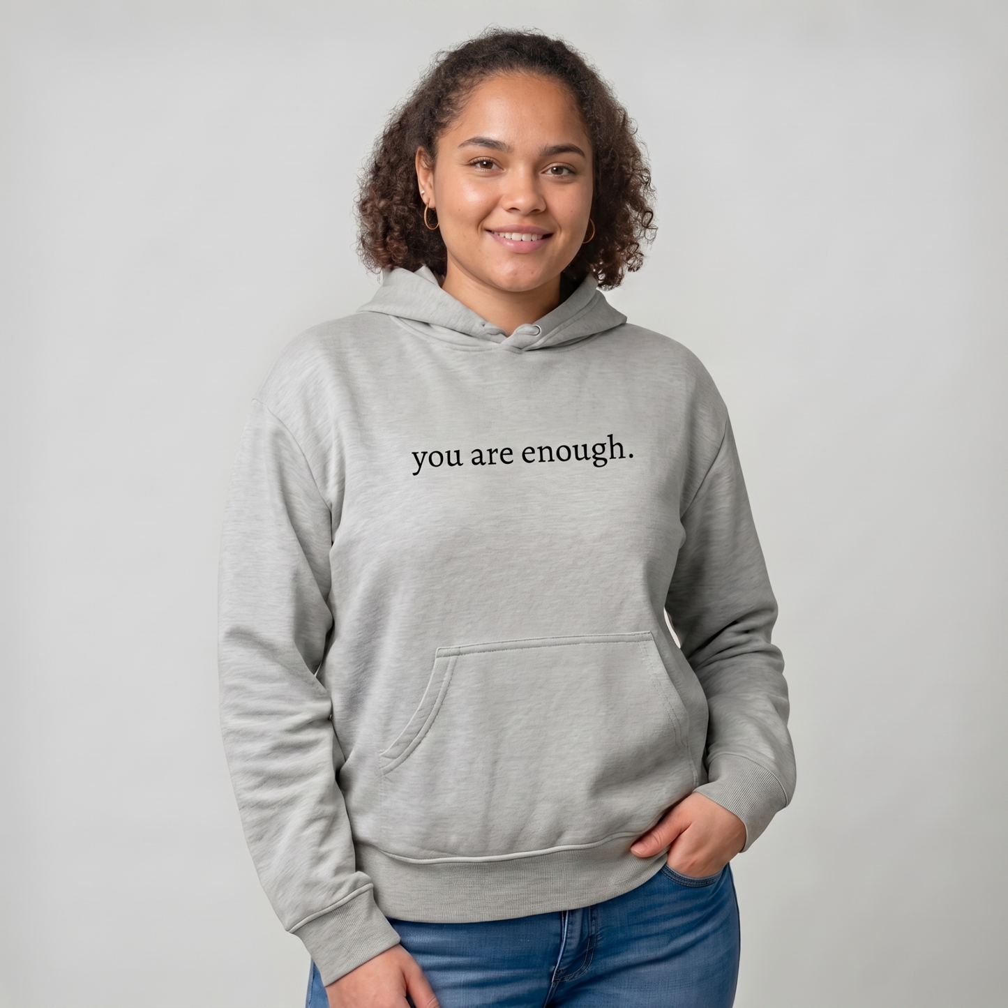 Sudadera con Capucha Eres Suficiente