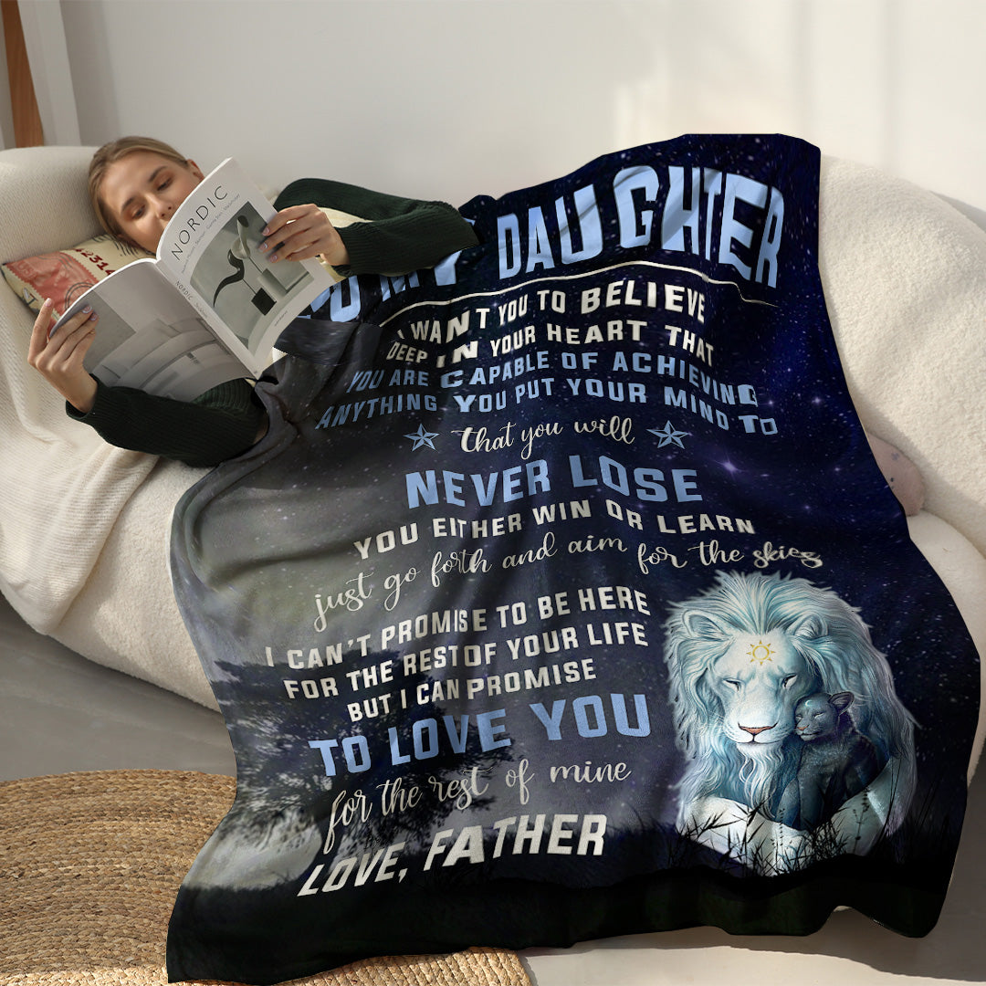 Believe in your heart - Father - For my daughter/ For my son Premium Blanket™