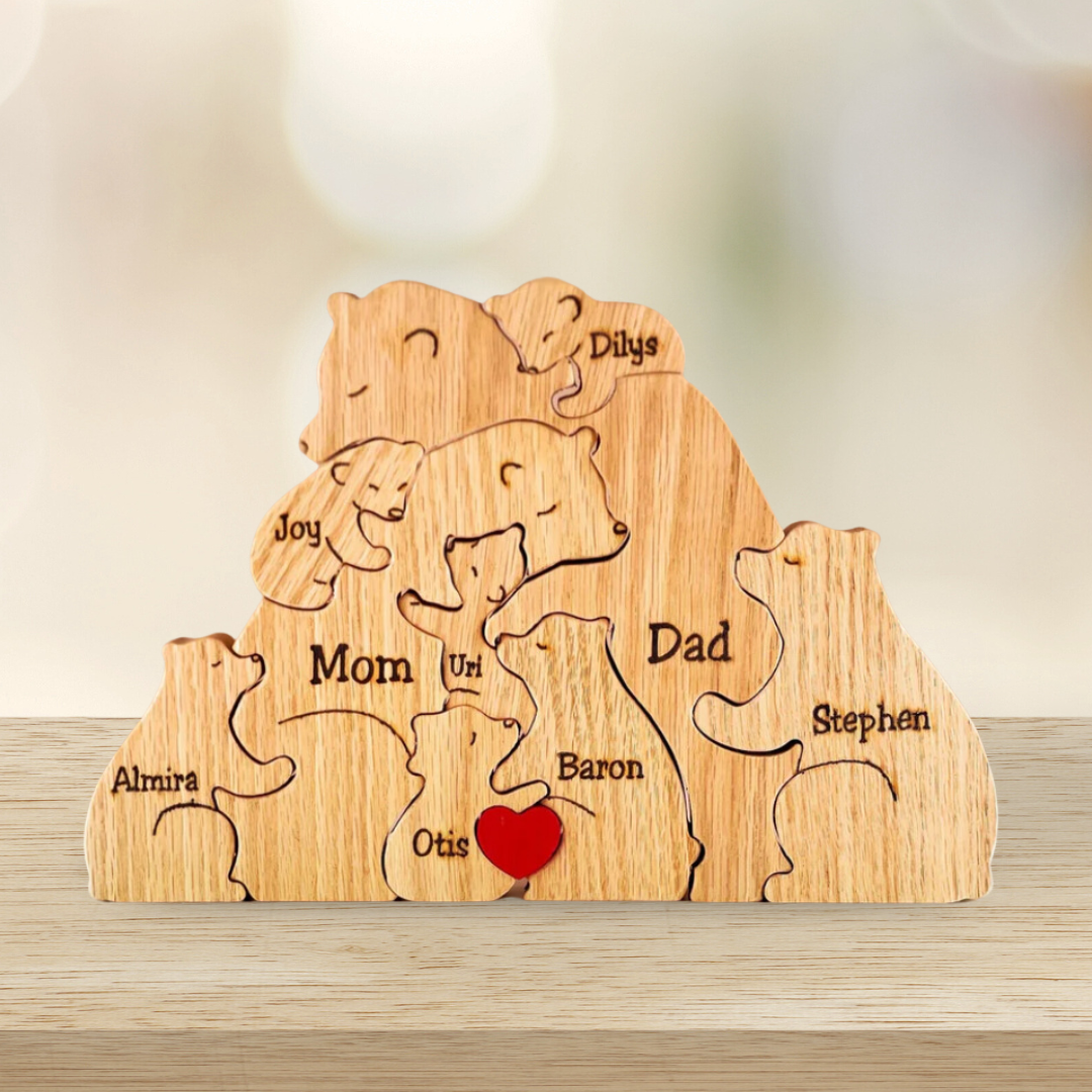 Family Bear Puzzle - Matching Set