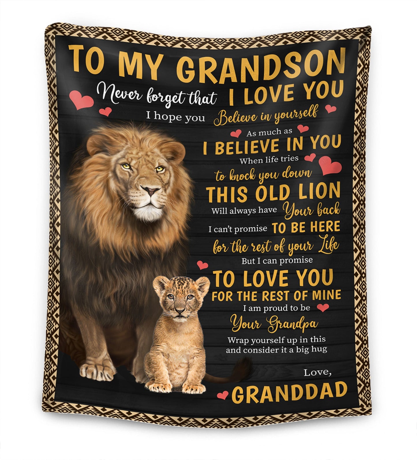 Always got your back - Grandpa to my Granddaughter/Grandson Premium Blanket™