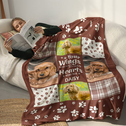 Personalized Hardest Goodbye Blanket - Memorial Gift for Pet Lovers - Personalized Name & Photo Blanket