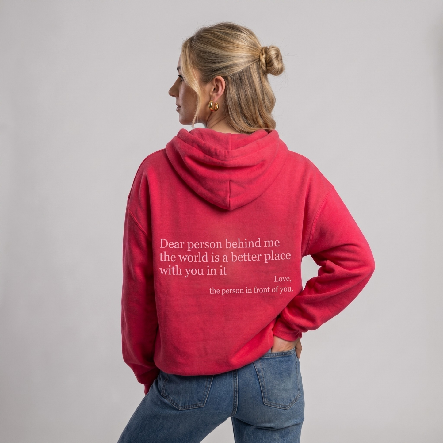 Sudadera con Capucha Eres Suficiente