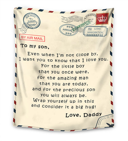 Father - For my Daughter / For my Son - Premium Blanket™ Ver. 2