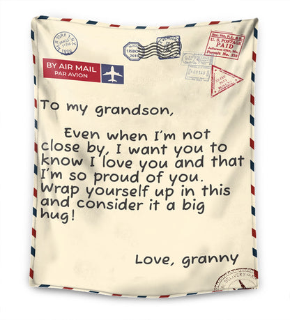 Grandmother - For my Granddaughter / For my Grandson - Premium Blanket™ Ver. 3