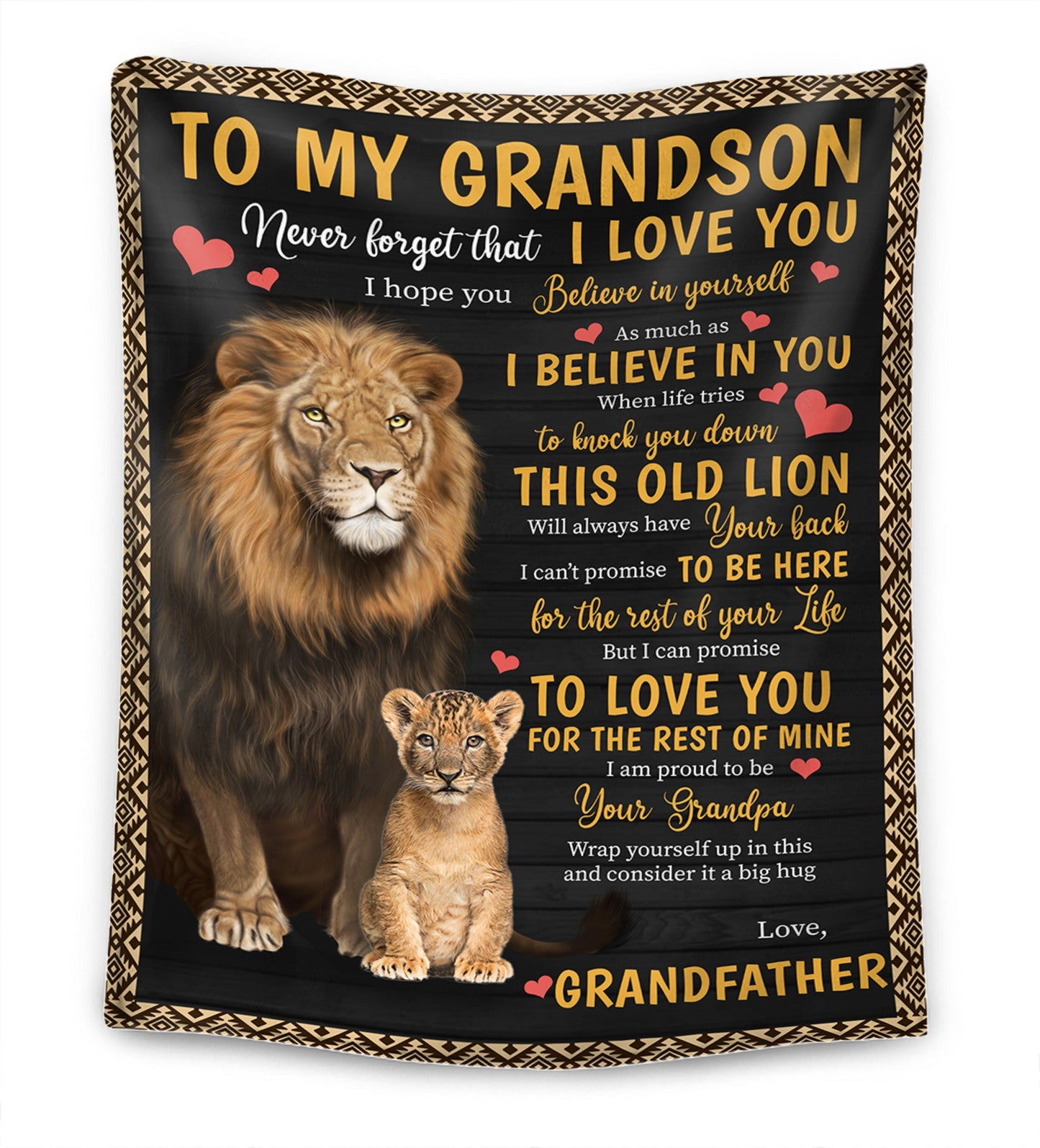 Always got your back - Grandpa to my Granddaughter/Grandson Premium Blanket™