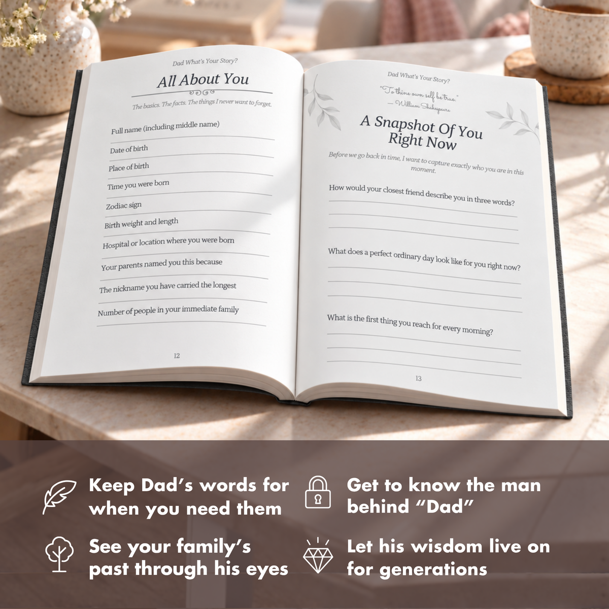 Dad, What’s Your Story? By MyGiftNest